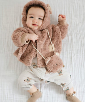 mocmof ぬいぐるみケープ ベビー服 上着 防寒具 70cm 80cm 90cm モクモフ