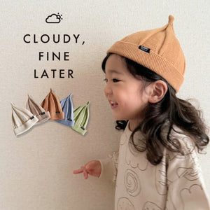 CLOUDY, FINE LATER メレンゲニット帽 とんがり帽子 522-576032 クラウディ ファイン レター