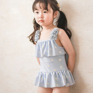 coto cotte お花モチーフ ワンピース 水着 722-460051 キッズ ベビー 80cm 90cm 100cm 110cm 120cm 子供用 女の子 コトコト