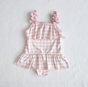 coto cotte お花モチーフ ワンピース 水着 722-460051 キッズ ベビー 80cm 90cm 100cm 110cm 120cm 子供用 女の子 コトコト