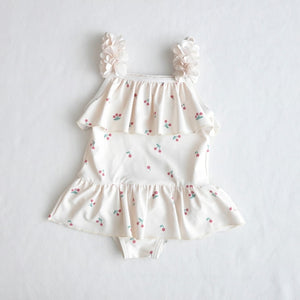 coto cotte お花モチーフ ワンピース 水着 722-460051 キッズ ベビー 80cm 90cm 100cm 110cm 120cm 子供用 女の子 コトコト