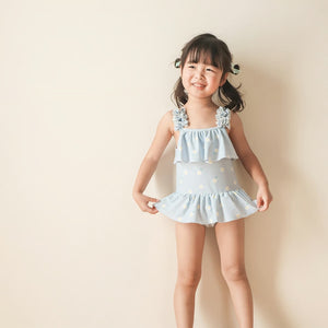 coto cotte お花モチーフ ワンピース 水着 722-460051 キッズ ベビー 80cm 90cm 100cm 110cm 120cm 子供用 女の子 コトコト