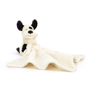 Jellycat BabyBashful Black & Cream Puppy Soother わんこ 犬 タオル スーザー ジェリーキャット