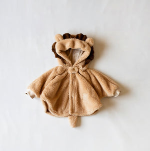 mocmof ぬいぐるみケープ ベビー服 上着 防寒具 70cm 80cm 90cm モクモフ