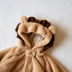 mocmof ぬいぐるみケープ ベビー服 上着 防寒具 70cm 80cm 90cm モクモフ