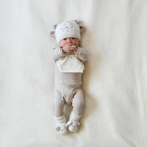 mocmof マシュマロニット アニマルキャップ ベビー帽子 ニット帽 622-470230 モクモフ