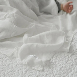 blanco ベビーブランケット おくるみ 120×120cm swaddle blanket 無地 赤ちゃん ブランコ