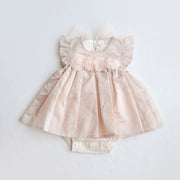 coto cotte シアーコサージュボディドレス ベビードレス ベビー服 722-650001 コトコト
