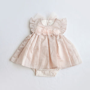 coto cotte シアーコサージュボディドレス ベビードレス ベビー服 722-650001 コトコト