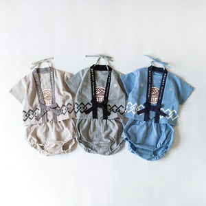 mocmof お祭りはっぴ 3Pセット ベビー 622-566144 法被 甚平 夏祭り モクモフ