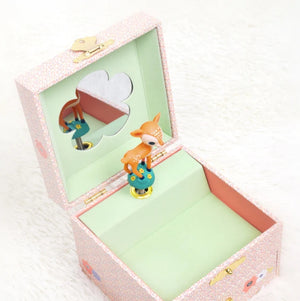 DJECO ウッド フォーン 子鹿 オルゴール付き ジュエリーボックス dj06086 ジェコ