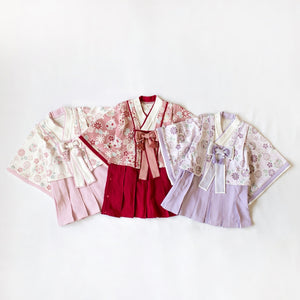 mocmof ベビー  十二単袴ドレス プレミアム ベビー袴 女の子 622-456026K  70cm 80cm 90cm 着物 節句 お祝い お正月 モクモフ