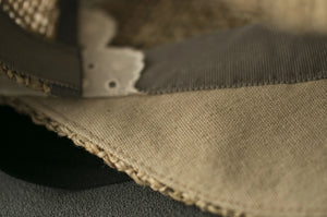 kubomi 麦わら帽子 キッズサイズ キャメル 48cm 52cm  ハンドメイド クボミ