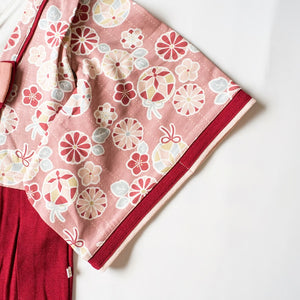 mocmof ベビー  十二単袴ドレス プレミアム ベビー袴 女の子 622-456026K  70cm 80cm 90cm 着物 節句 お祝い お正月 モクモフ