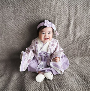 mocmof ベビー  十二単袴ドレス プレミアム ベビー袴 女の子 622-456026K  70cm 80cm 90cm 着物 節句 お祝い お正月 モクモフ