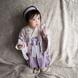 mocmof ベビー  十二単袴ドレス プレミアム ベビー袴 女の子 622-456026K  70cm 80cm 90cm 着物 節句 お祝い お正月 モクモフ