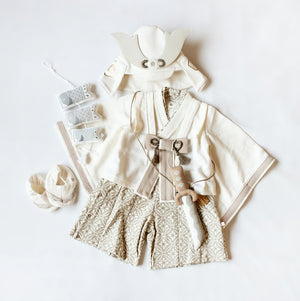 mocmof ベビー 袴ロンパース プレミアム 男の子 622-556002 70cm 80cm 90cm 着物 節句 お祝い お正月 モクモフ