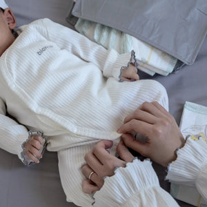 blanco mellow rompers ベビーロンパース 帽子付き ママとお揃い♪ 0-3ヶ月