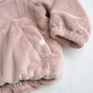 coto cotte ネコ耳フード付きファージャケット 722-476031 ホワイト ピンク グレー キッズ服 110cm 120cm 130cm アウター コトコト