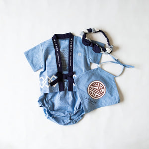 mocmof お祭りはっぴ 3Pセット ベビー 622-566144 法被 甚平 夏祭り モクモフ