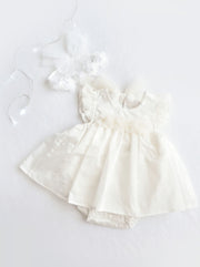 coto cotte シアーコサージュボディドレス ベビードレス ベビー服 722-650001 コトコト