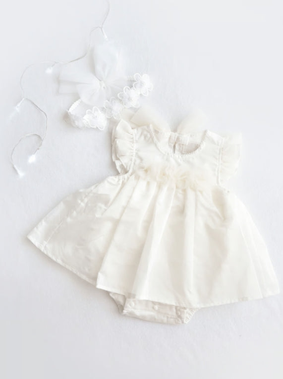 coto cotte シアーコサージュボディドレス ベビードレス ベビー服 722-650001 コトコト