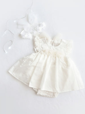 coto cotte シアーコサージュボディドレス ベビードレス ベビー服 722-650001 コトコト