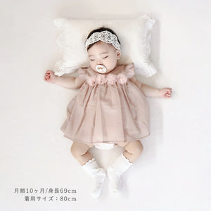 coto cotte シアーコサージュボディドレス ベビードレス ベビー服 722-650001 コトコト