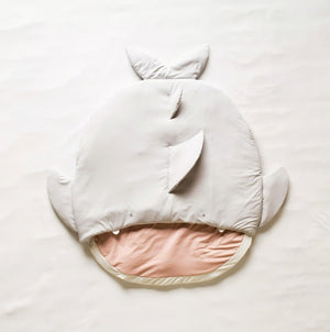 mocmof ひやとろ 水族館 サメ くじら ねぶくろ ベビー布団 お昼寝布団 622-564173 モクモフ