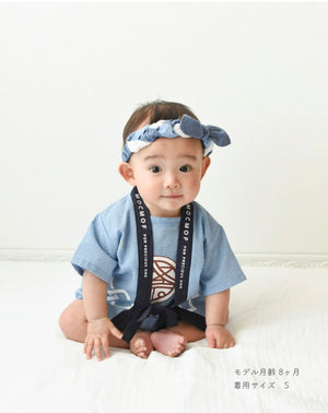 mocmof お祭りはっぴ 3Pセット ベビー 622-566144 法被 甚平 夏祭り モクモフ