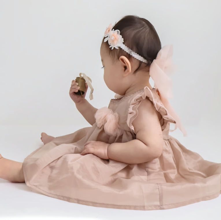 coto cotte シアーコサージュボディドレス ベビードレス ベビー服 722-650001 コトコト