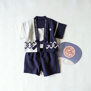 mocmof ベビーはっぴ 3Pセット 法被 お祭り 622-566145 モクモフ