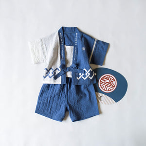 mocmof ベビーはっぴ 3Pセット 法被 お祭り 622-566145 モクモフ