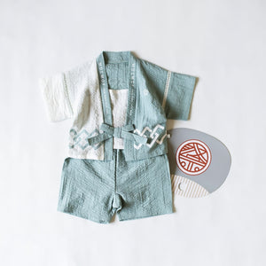 mocmof ベビーはっぴ 3Pセット 法被 お祭り 622-566145 モクモフ