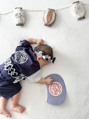 mocmof ベビーはっぴ 3Pセット 法被 お祭り 622-566145 モクモフ