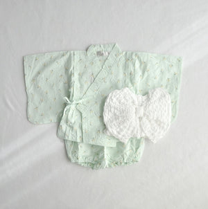 coto cotte ふわリボン 2Pゆかた さくらんぼ刺繍 722-566055 浴衣 コトコト