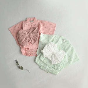 coto cotte ふわリボン 2Pゆかた さくらんぼ刺繍 722-566055 浴衣 コトコト