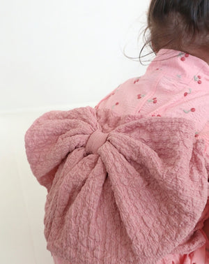 coto cotte ふわリボン 2Pゆかた さくらんぼ刺繍 722-566055 浴衣 コトコト