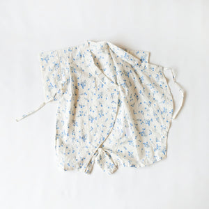 mocmof 帯付き浴衣 ロンパース 花柄 ゆかた 甚平 ベビー浴衣 70cm 80cm 90cm 622-566140 モクモフ