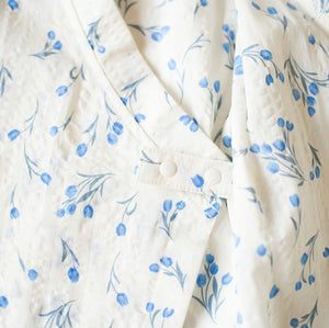 mocmof 帯付き浴衣 ロンパース 花柄 ゆかた 甚平 ベビー浴衣 70cm 80cm 90cm 622-566140 モクモフ