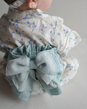 mocmof 帯付き浴衣 ロンパース 花柄 ゆかた 甚平 ベビー浴衣 70cm 80cm 90cm 622-566140 モクモフ