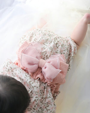 mocmof 帯付き浴衣 ロンパース 花柄 ゆかた 甚平 ベビー浴衣 70cm 80cm 90cm 622-566140 モクモフ