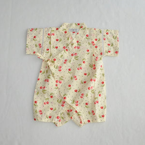 coto cotte 帯つき 甚平ロンパース 小花柄 ベビー 浴衣 夏祭り 722-566056 コトコト