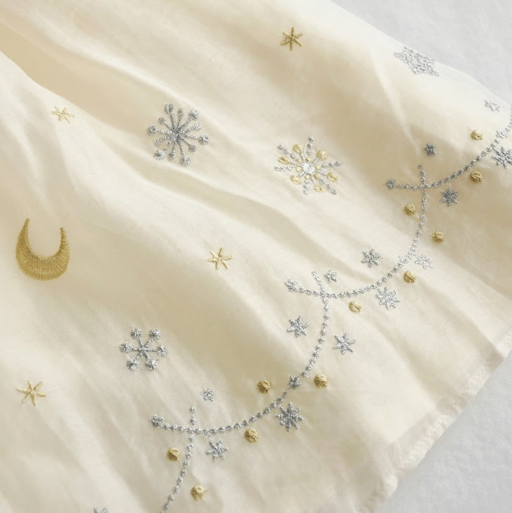 coto cotte 裾刺繍シアーパフワンピ 女の子 ワンピース チュール ハロウィン パーティー722-471056 コトコト