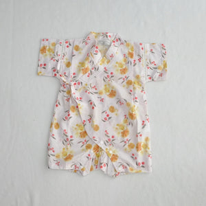 coto cotte 帯つき 甚平ロンパース 小花柄 ベビー 浴衣 夏祭り 722-566056 コトコト