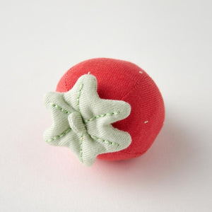 Lien de famille 苺のラトル ベビーおもちゃ いちご K60-167 リヤンドファミーユ