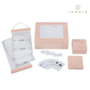 IKONIH 国産ひのきのメモリアルボックス ベビー 赤ちゃん 成長記録 無塗装 アイコニー