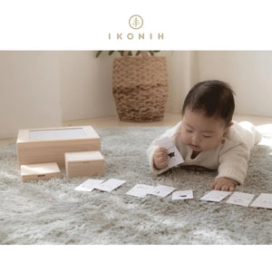 IKONIH 国産ひのきのメモリアルボックス ベビー 赤ちゃん 成長記録 無塗装 アイコニー