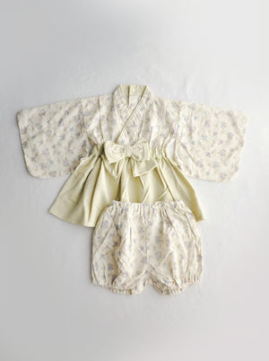 coto cotte ベビー袴 はかまミルキースーツ 722-651026 ベビー服 和服 花柄 着物 コトコト