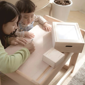 IKONIH 国産ひのきのメモリアルボックス ベビー 赤ちゃん 成長記録 無塗装 アイコニー